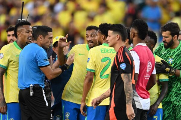 Brazil vs Colombia Football Match