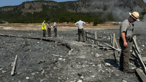 Yellowstone hydrothermal explosion