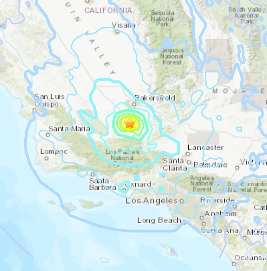 Bakersfield earthquake August 6, 2024