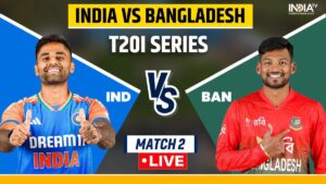 India vs Bangladesh 2nd T20I