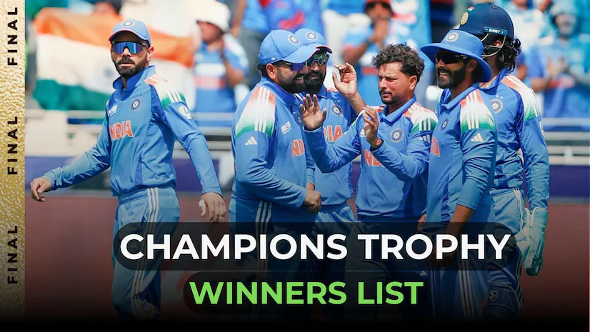 India Wins ICC Champions Trophy 2025