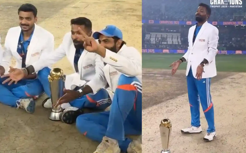 Hardik Pandya viral celebration