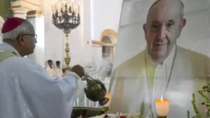 Trump at Pope funeral