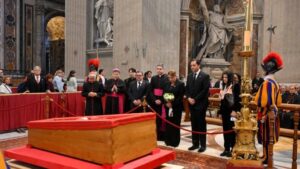 Trump at Pope funeral